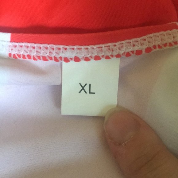 5/$25 Red White and Blue One Piece Cutout Swimsuit - Picture 7 of 10